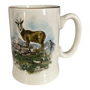 VTG Lord Nelson Pottery Mug – Hand-Crafted in England – Mountain Goat Scene